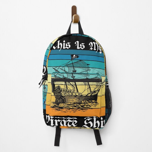 Item preview, This Is My Pirate Ship Old Sail Boat Vintage Jolly Roger Skull Flag designed and sold by TheInkElephant.