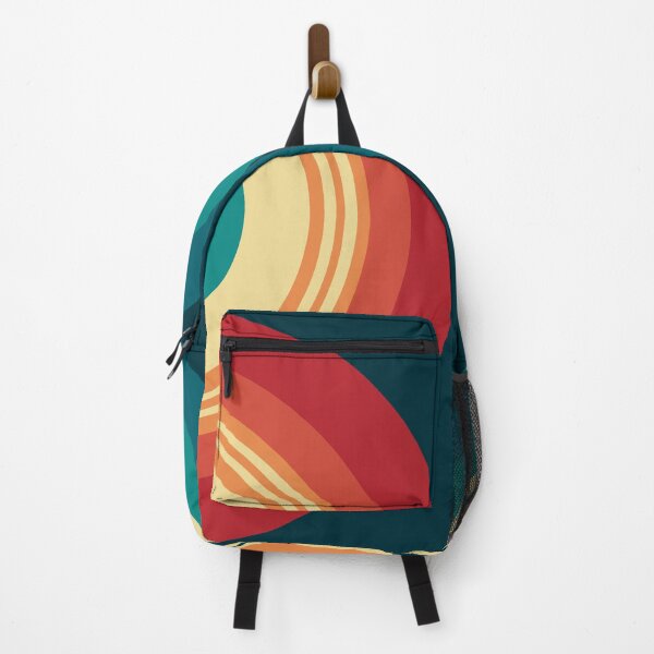 Item preview, Colorful double semicircles in retro style designed and sold by BattaAnastasia.