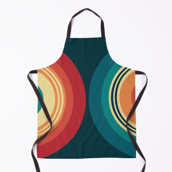 Item preview, Colorful double semicircles in retro style designed and sold by BattaAnastasia.