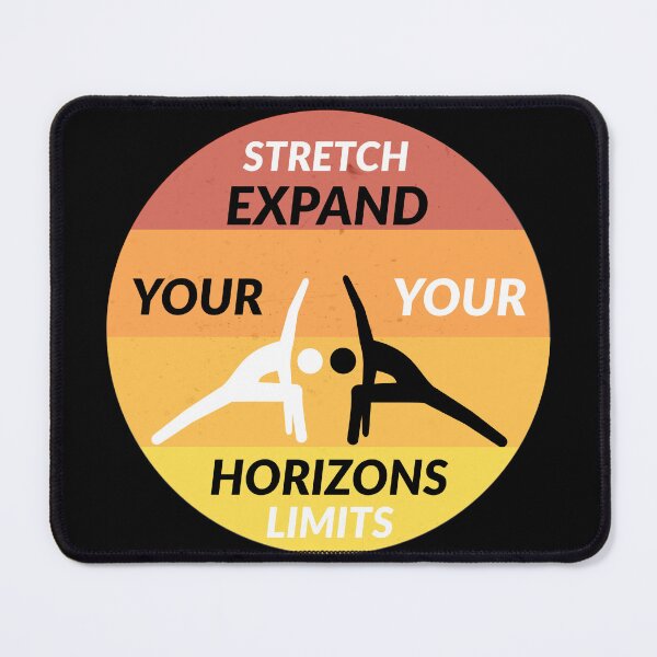 Item preview, Expand Your Horizons Yoga Triangle Pose Design designed and sold by SimpliText.