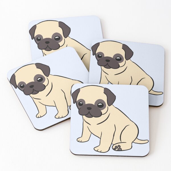Item preview, Cute pug puppy illustration  designed and sold by Yarafantasyart.