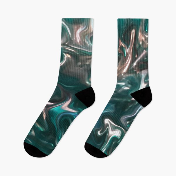 Item preview, Liquid Metal with Teal designed and sold by CeriLodge.