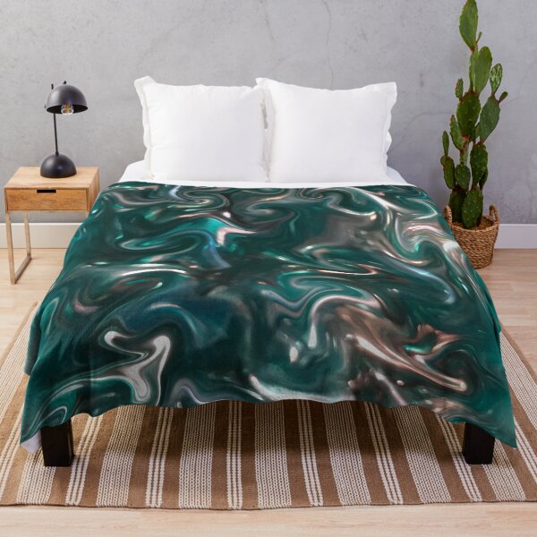 Item preview, Liquid Metal with Teal designed and sold by CeriLodge.