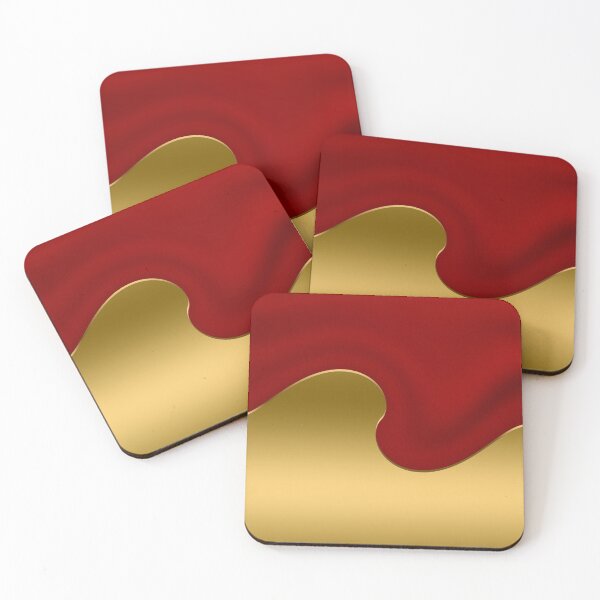 Item preview, Gold Red Festive Design designed and sold by leen12 Art Designs Prints.