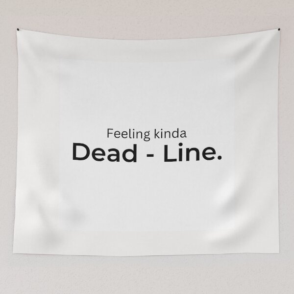 Item preview, Feeling Kinda Dead - Line. (white) designed and sold by ArtifyAvangard.