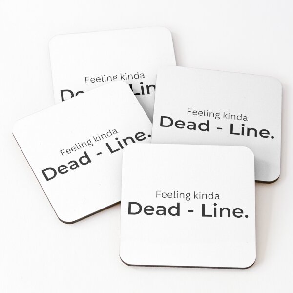 Item preview, Feeling Kinda Dead - Line. (white) designed and sold by ArtifyAvangard.