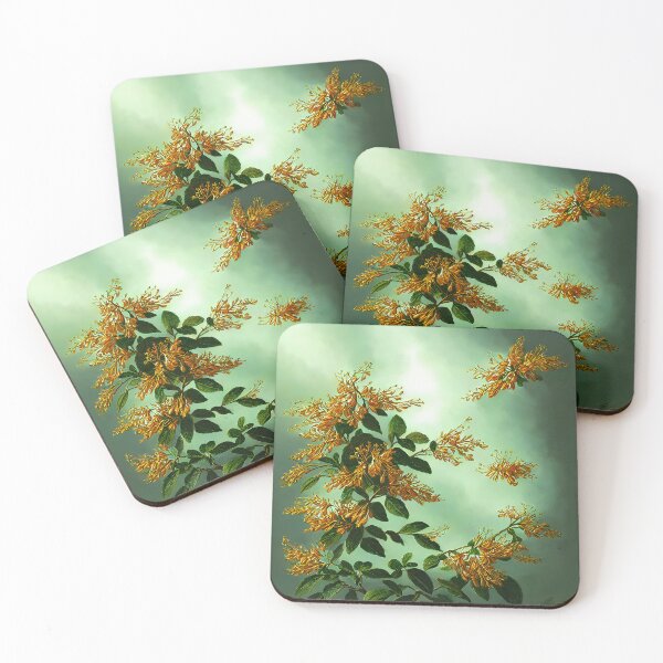 Item preview, Honeysuckle Flowers for June designed and sold by FamiliarPufferfish.
