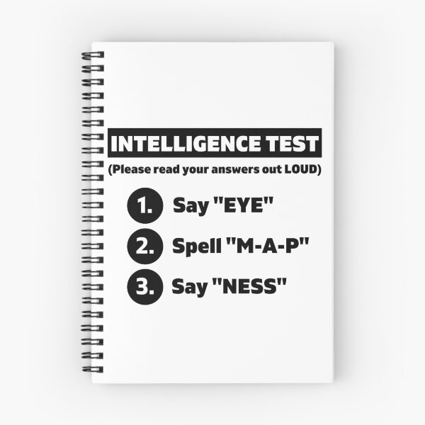 Item preview, Intelligence Test Say Eye M A P Ness funny dad parents joke designed and sold by BilalArt95.