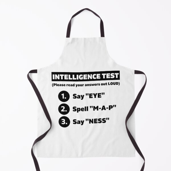 Item preview, Intelligence Test Say Eye M A P Ness funny dad parents joke designed and sold by BilalArt95.