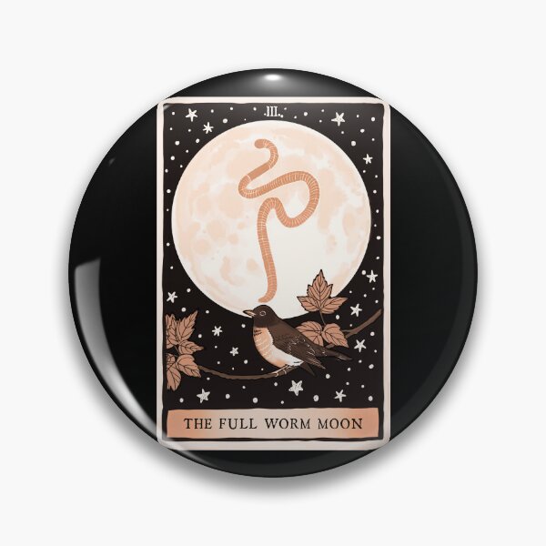 Item preview, The Full Worm Moon Tarot Card designed and sold by CattGDesigns.