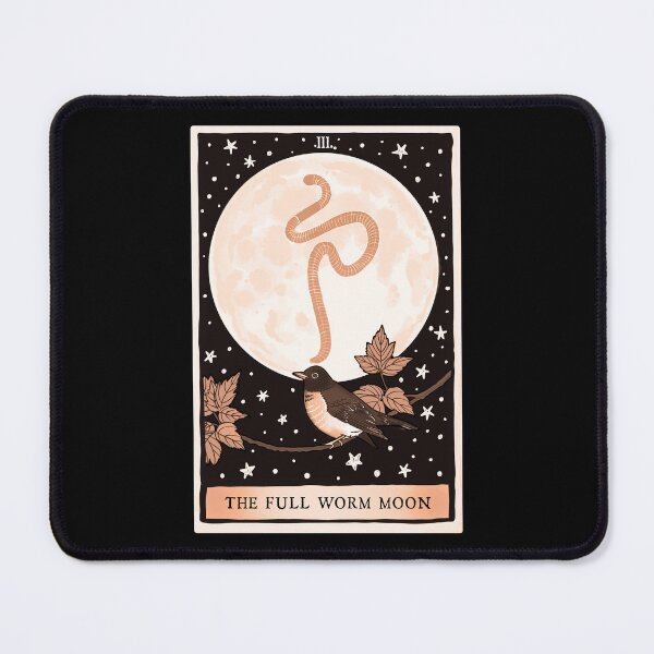 Item preview, The Full Worm Moon Tarot Card designed and sold by CattGDesigns.