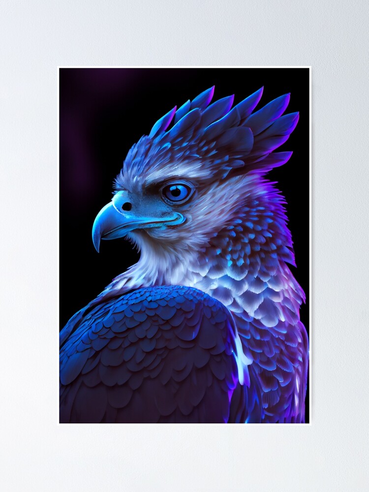 Radiant Harpy Eagle Bird of Prey  Poster for Sale by mcmtdesigns