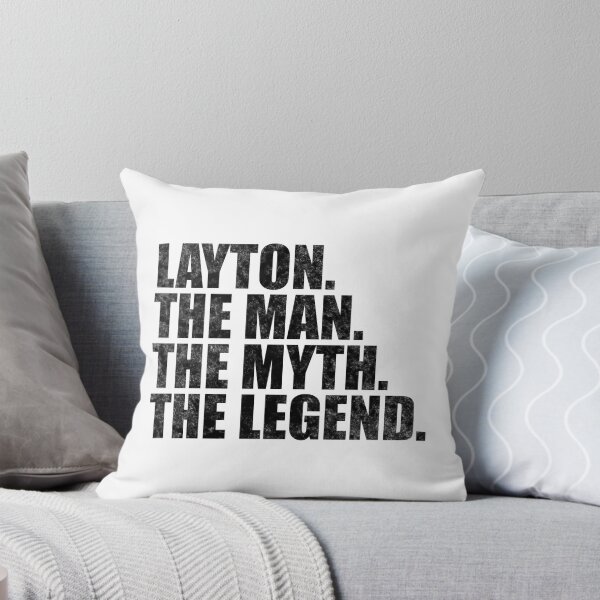 Item preview, Layton Name Layton The Man The Myth The legend designed and sold by Teelogic.