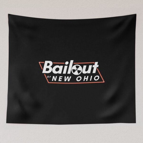 Item preview, Bail Out of New Ohio Neon Sign - Ohio Meme - Ohio Train Derailment Fallout Parody designed and sold by MillennialMemer.
