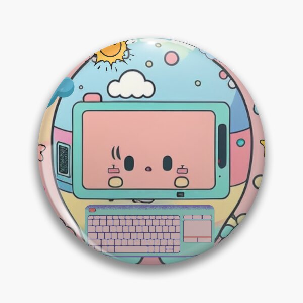 Item preview, Kawaii Cute Personal Computer Rainbow Pastel designed and sold by Sasikharn.