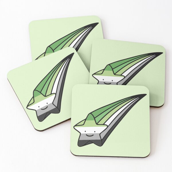 Item preview, Aromantic Pride Shooting Star designed and sold by everything4eva.
