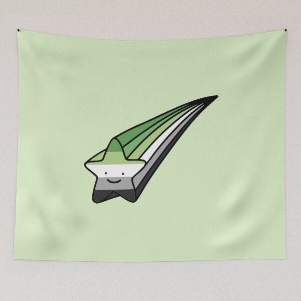 Item preview, Aromantic Pride Shooting Star designed and sold by everything4eva.