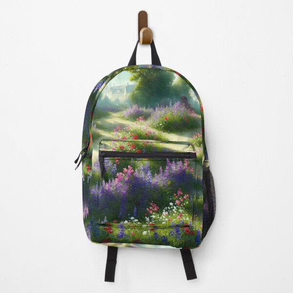 Item preview, Path Through July Larkspur Garden designed and sold by FamiliarPufferfish.
