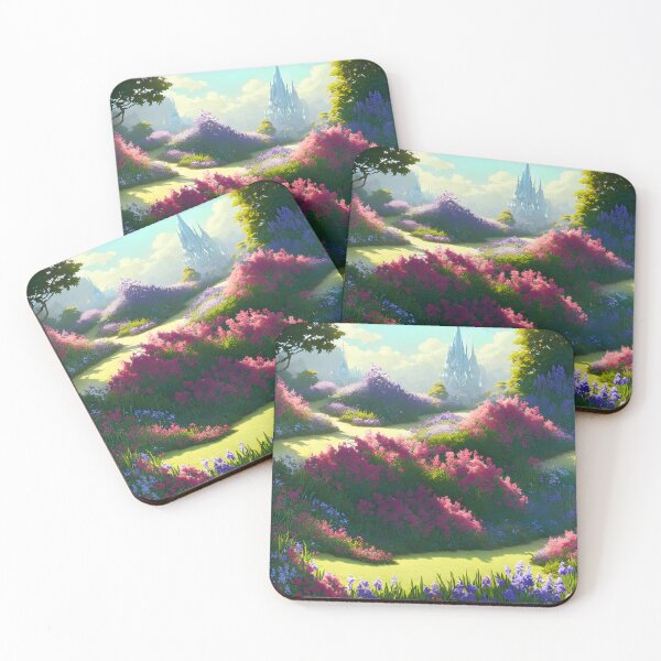 Item preview, July Larkspur Garden designed and sold by FamiliarPufferfish.