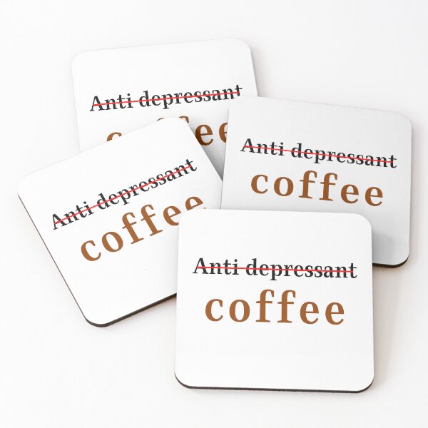 Item preview, coffee antidepressant - coffee - antidepressant  designed and sold by mu-art.
