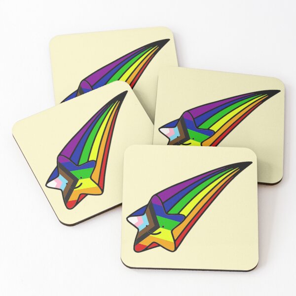 Item preview, Progress Pride Shooting Star designed and sold by everything4eva.