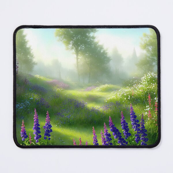 Item preview, Forest With July Larkspur designed and sold by FamiliarPufferfish.