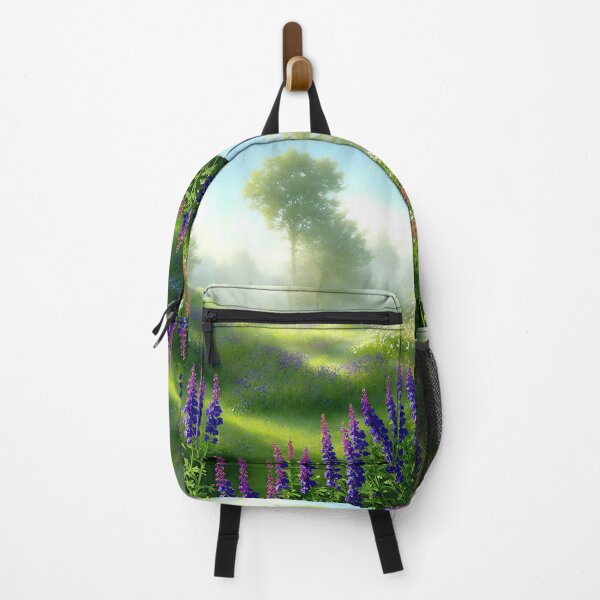 Item preview, Forest With July Larkspur designed and sold by FamiliarPufferfish.