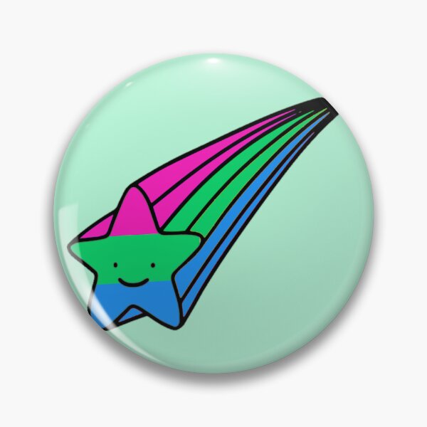 Item preview, Poly Pride Shooting Star designed and sold by everything4eva.