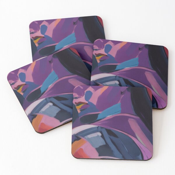 Item preview, Fau faces purple 3 designed and sold by CoolbreezzArt.
