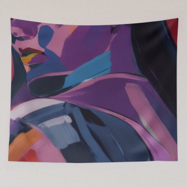 Item preview, Fau faces purple 3 designed and sold by CoolbreezzArt.