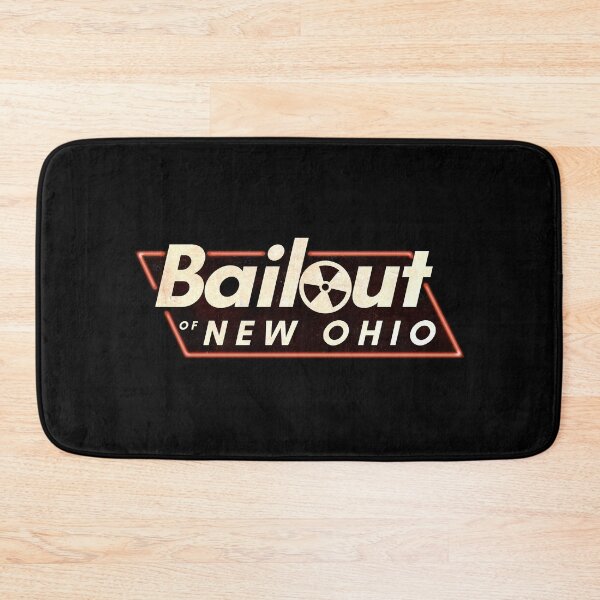 Item preview, Bail Out of New Ohio Rusted Neon Sign - Ohio Meme - Ohio Train Derailment Parody designed and sold by MillennialMemer.