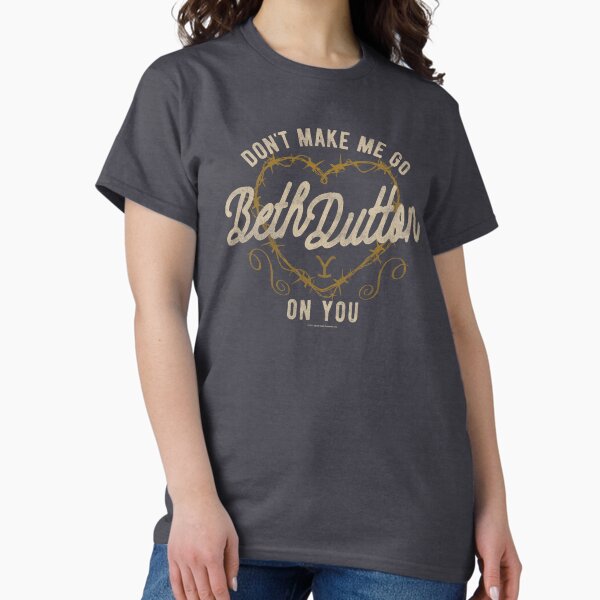 Item preview, Yellowstone Don't Make Me Go Beth On You Barbed Wire Valentine designed and sold by FifthSun.