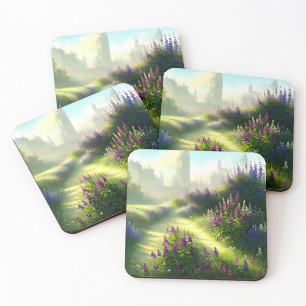 Item preview, Field of Larkspur for July designed and sold by FamiliarPufferfish.