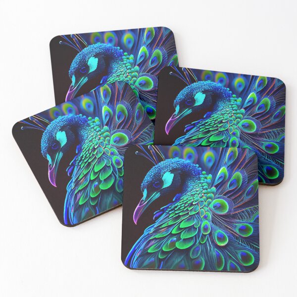 Item preview, Boldly Hued Peacock designed and sold by mcmtdesigns.