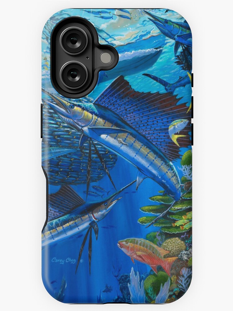 Imagen 1 de 4, Funda de iPhone con la obra Sailfish Reef, diseñada y vendida por Bluemarlin.