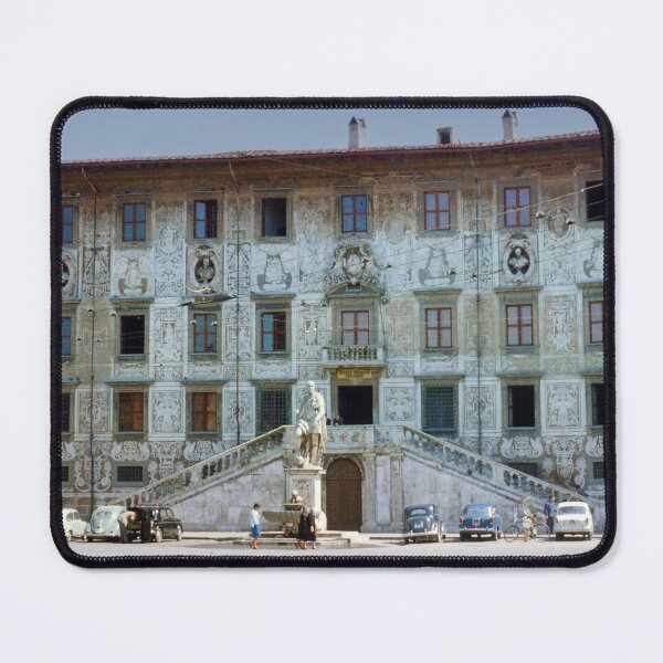 Item preview, 1960s - Cars parked in front of Palazzo della Carovana, Pisa, Italy designed and sold by thatwaslife.