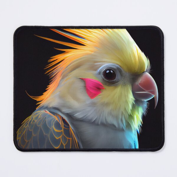 Item preview, Fluorescent Exotic Cockatiel Bird designed and sold by mcmtdesigns.