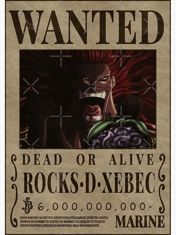 Rocks D' Xebec - Posters – StrawHatSaga