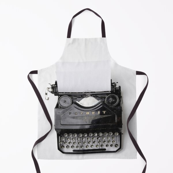 Item preview, Vintage Typewriter, Black and White Art designed and sold by modernretro.