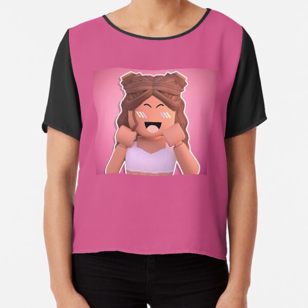 t-shirt roblox girl Art Board Print by CuteDesignOnly