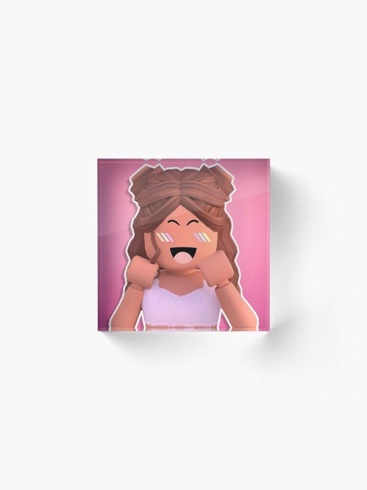 t-shirt roblox girl Canvas Print by CuteDesignOnly