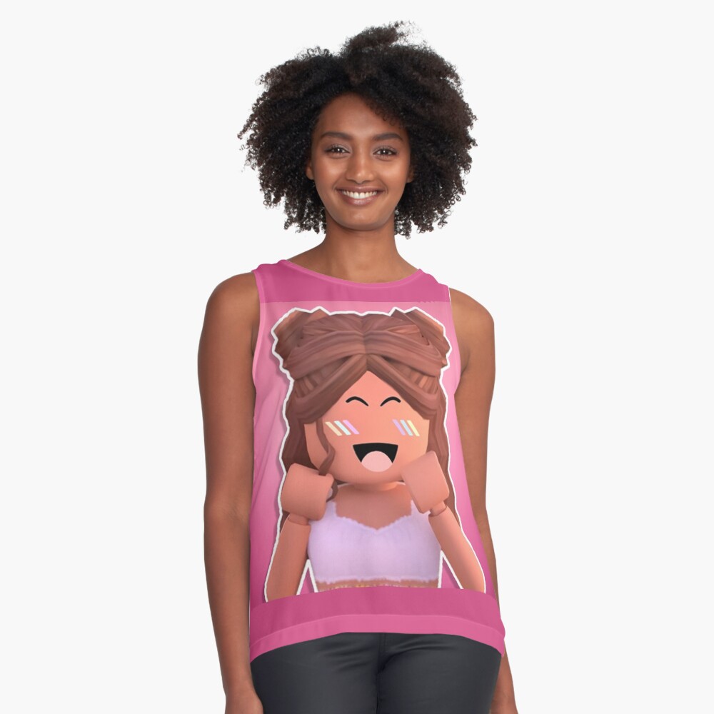 t-shirt roblox girl Art Board Print by CuteDesignOnly