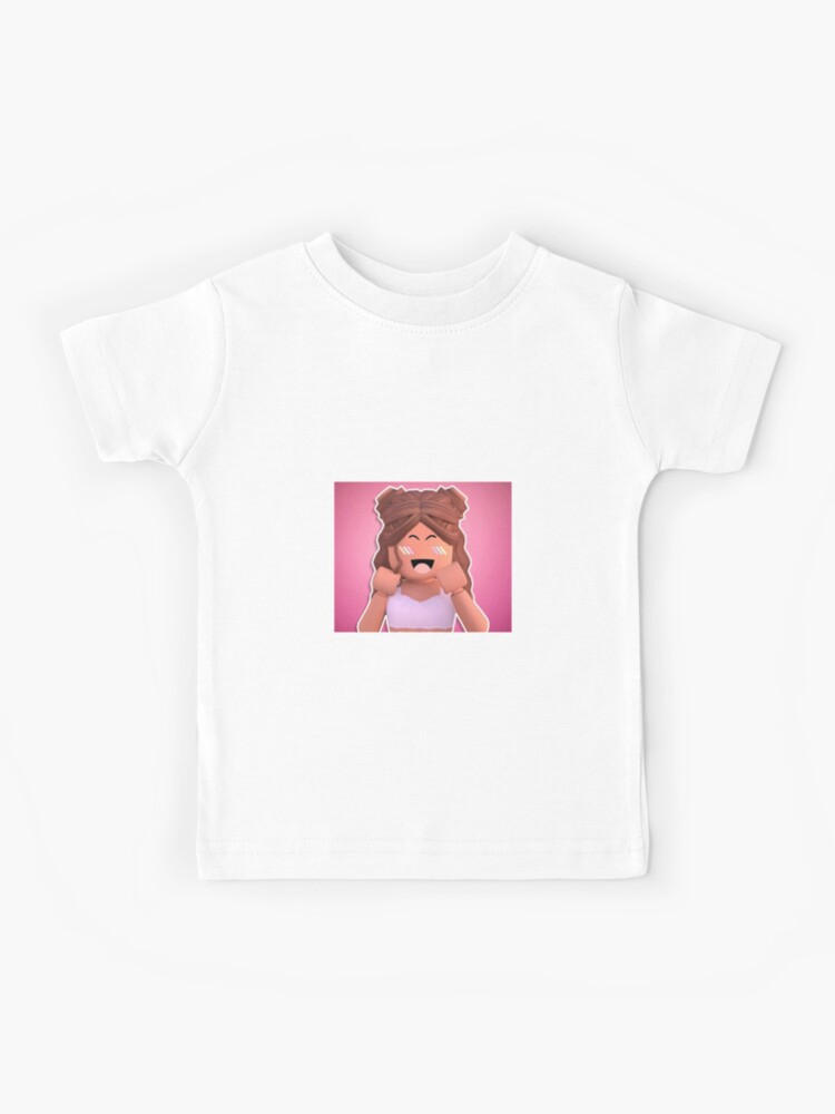 t-shirt roblox girl Kids T-Shirt by CuteDesignOnly