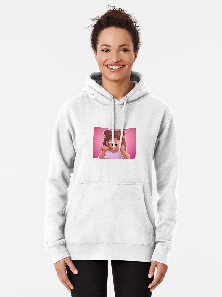 t-shirt roblox girl Pullover Hoodie by CuteDesignOnly