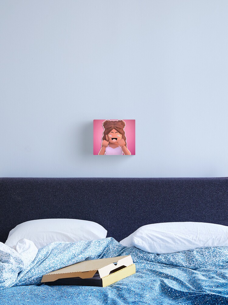 t-shirt roblox girl Canvas Print by CuteDesignOnly