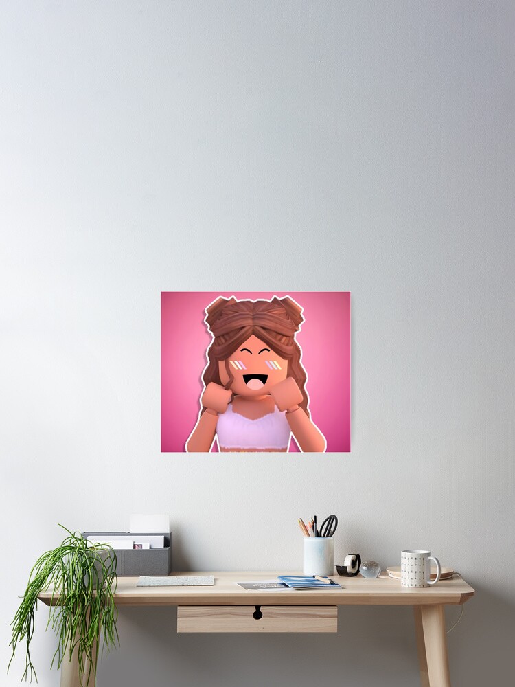 t-shirt roblox girl Photographic Print by CuteDesignOnly