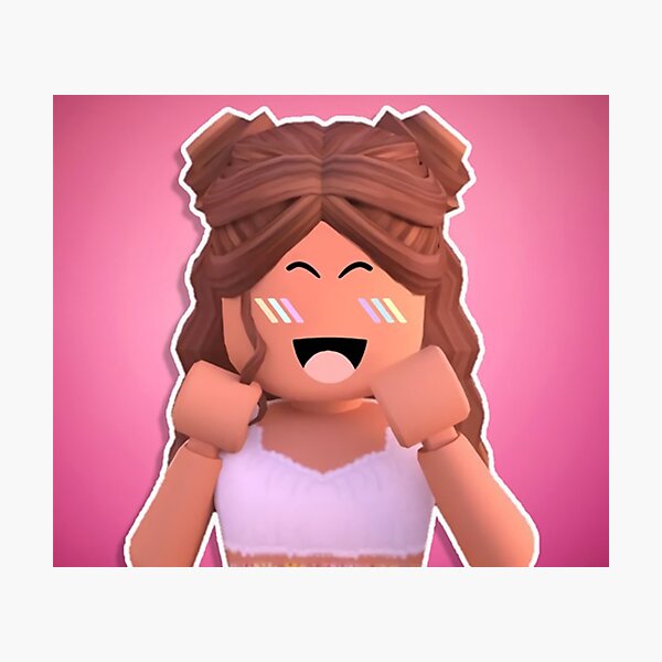 pinkaesthetic roblox girl Sticker for Sale by schielfxprome