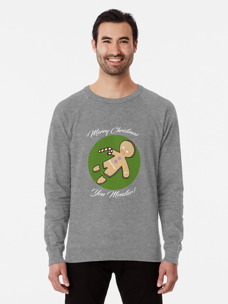 gingerbread man sweatshirt