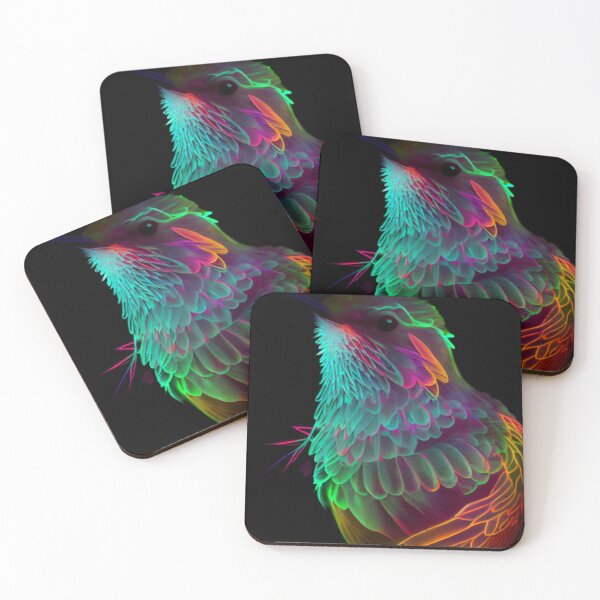 Item preview, Neon Nectar Seeker Hummingbird designed and sold by mcmtdesigns.