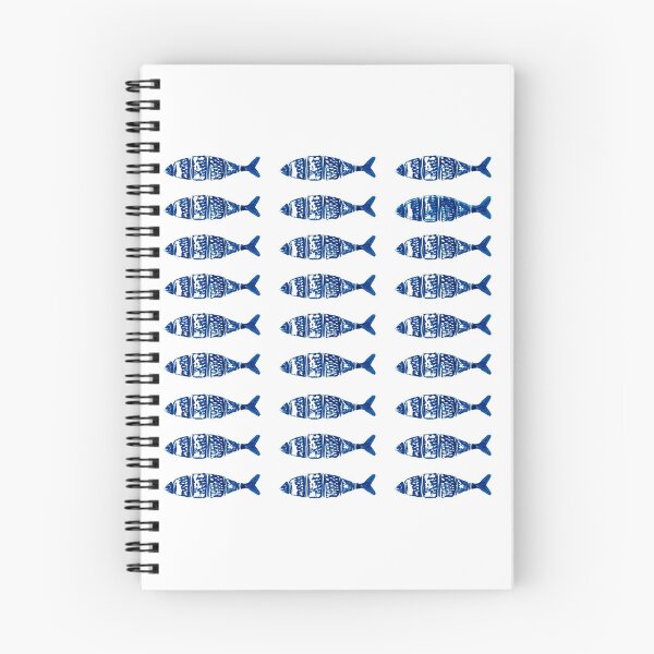Item preview, cute pattern of flirty sardines designed and sold by ElizabethCoelho.